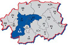 HS Krupina mapa